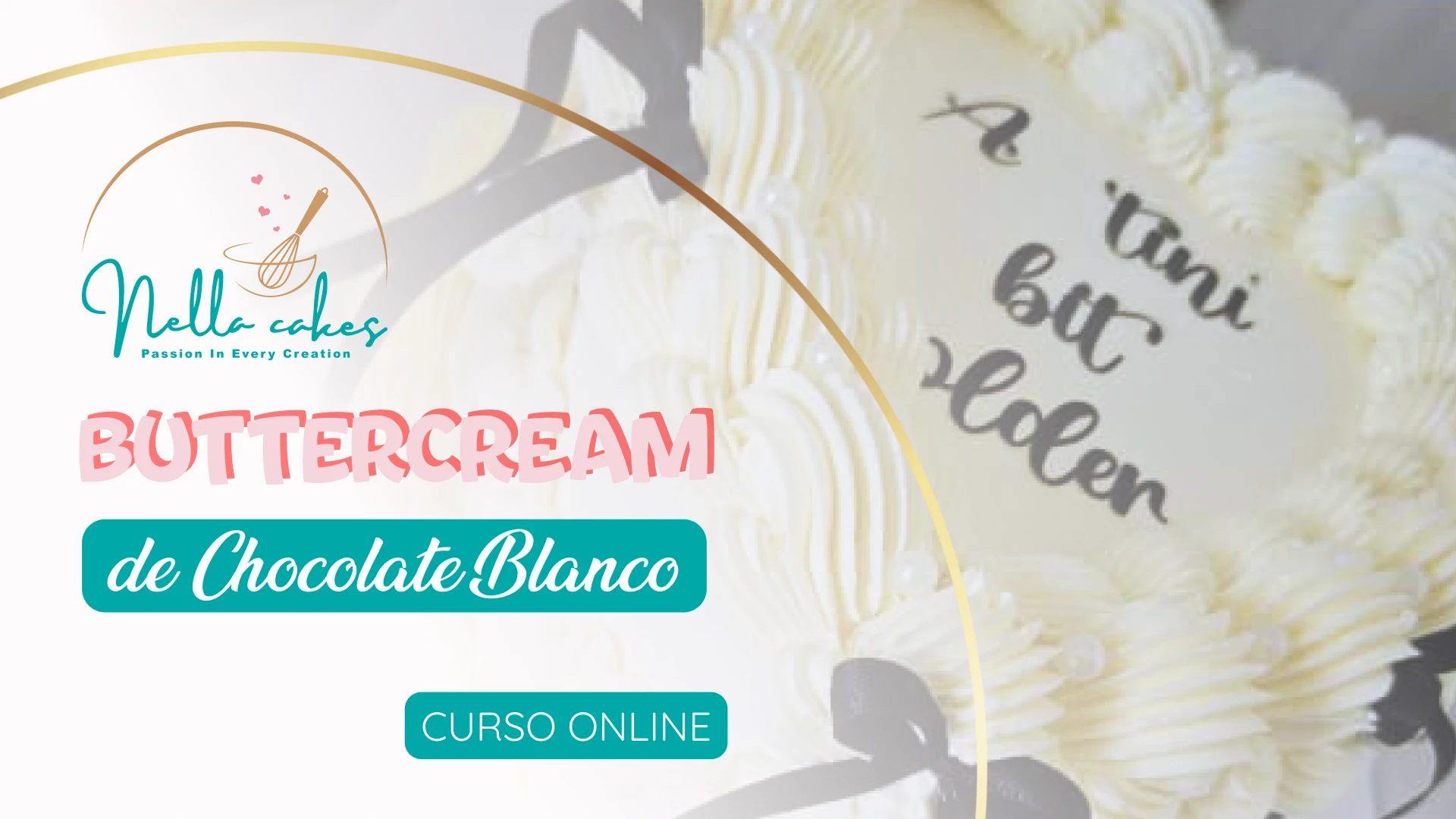 Buttercream de Chocolate Blanco